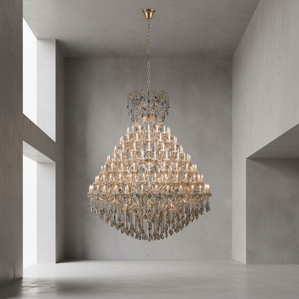 Riviko Majestic Grandeur 176-Light Chandelier - Background Shot