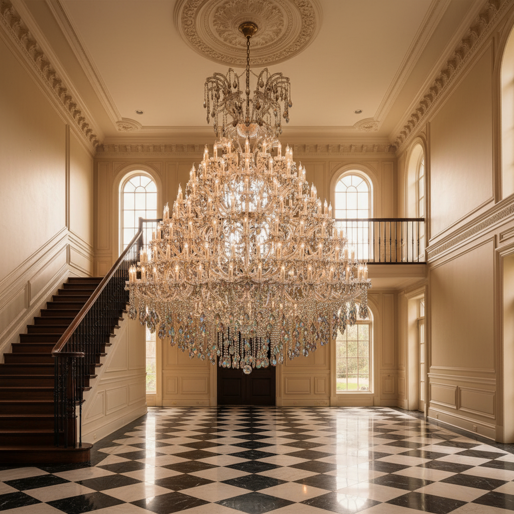 Riviko Grand Cathedral 176 Light Chandelier - Scene