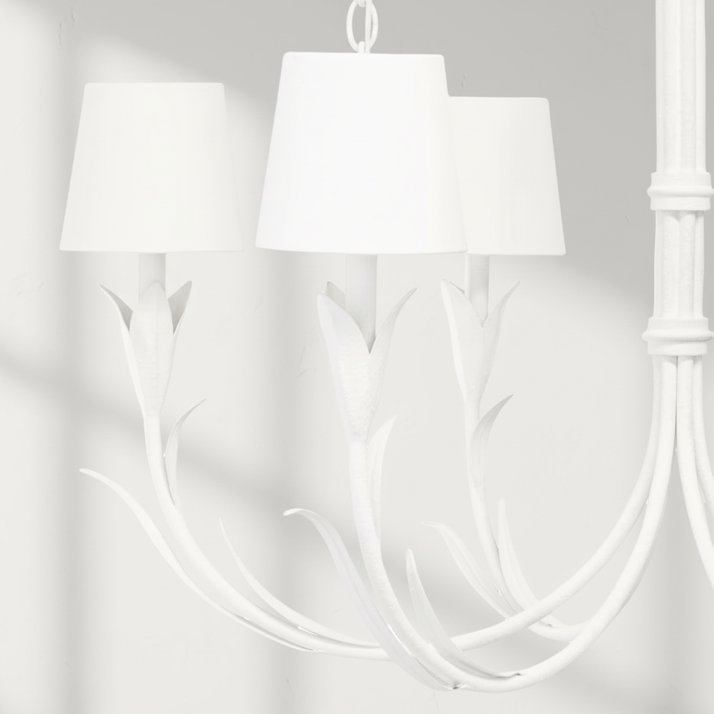 Riviko Verdant Spire 6-Light Chandelier - Background Shot