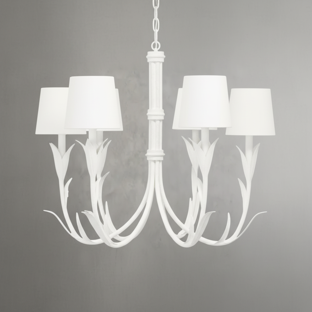 Riviko Verdant Spire 6-Light Chandelier - Background Shot