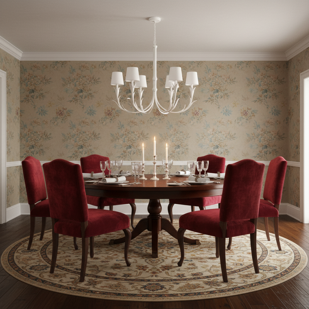 Riviko Verdant Spire 6-Light Chandelier - formal American dining room