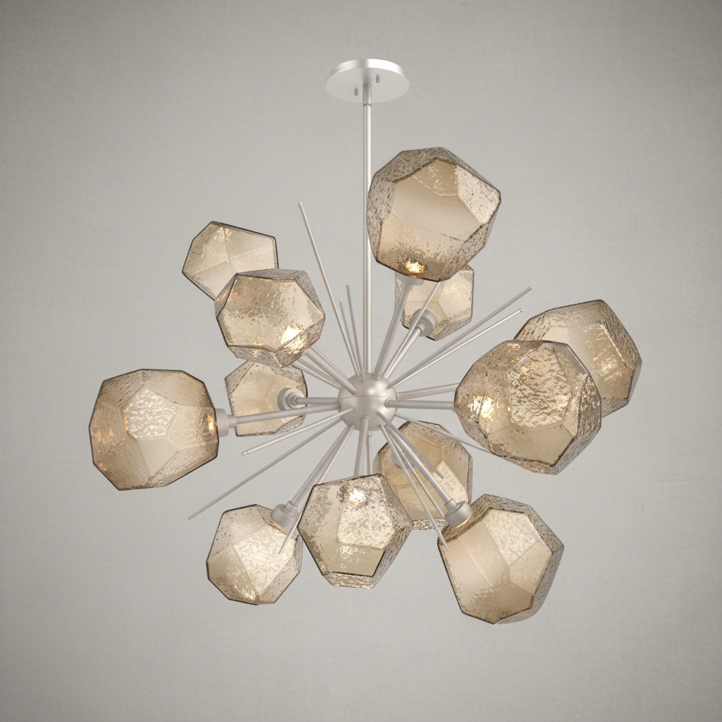 Riviko Radiant Bloom Starburst Chandelier - Background Shot