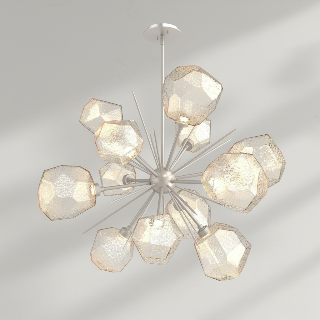 Riviko Radiant Bloom Starburst Chandelier - Background Shot