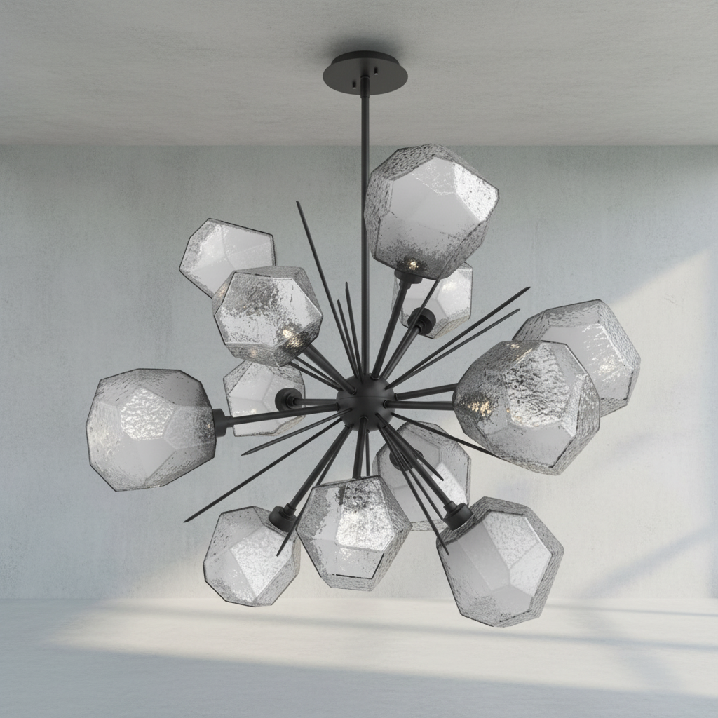Riviko Radiant Bloom Starburst Chandelier - Background Shot