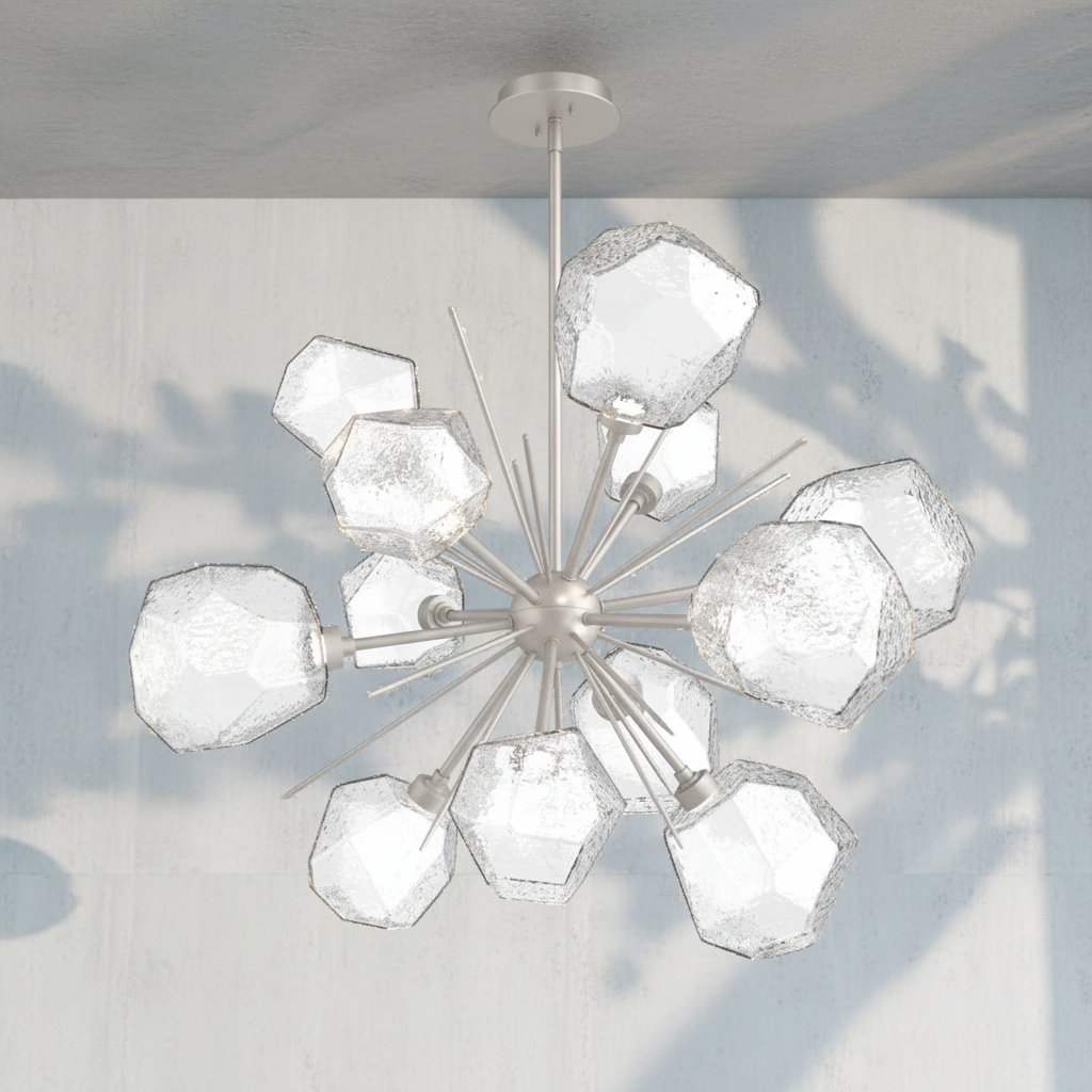Riviko Radiant Bloom Starburst Chandelier - Background Shot