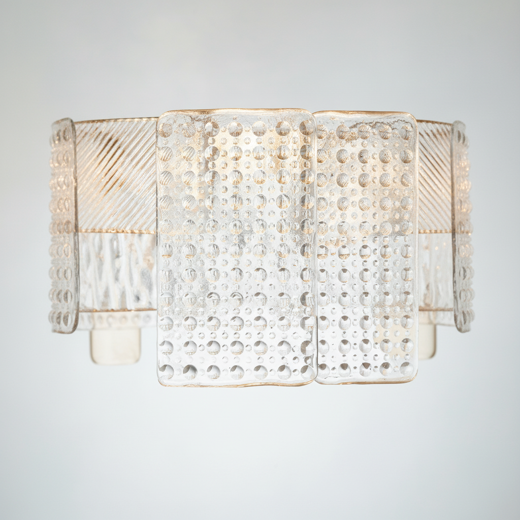 Riviko Aura Glass Orb Chandelier - Background Shot
