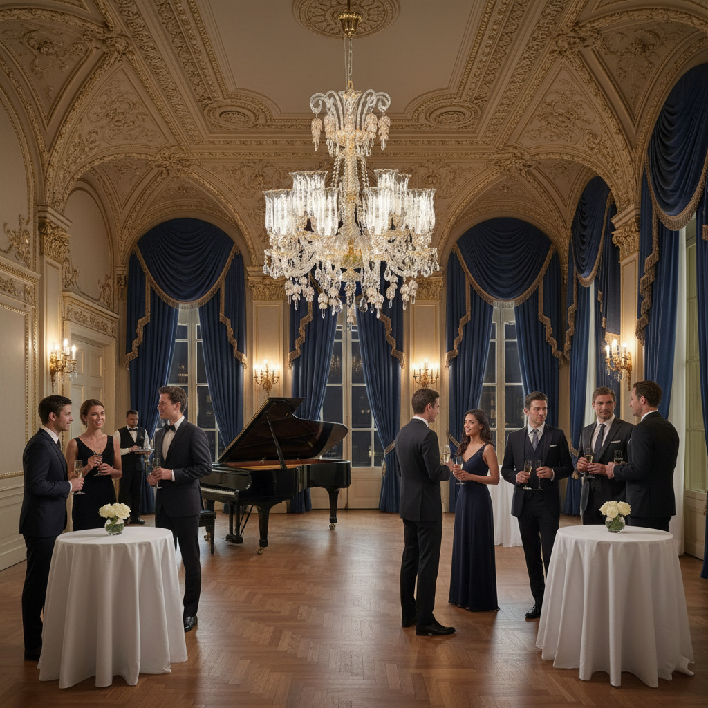 Riviko Opulent Radiance 15-Light Chandelier - American ballroom or formal entertaining space