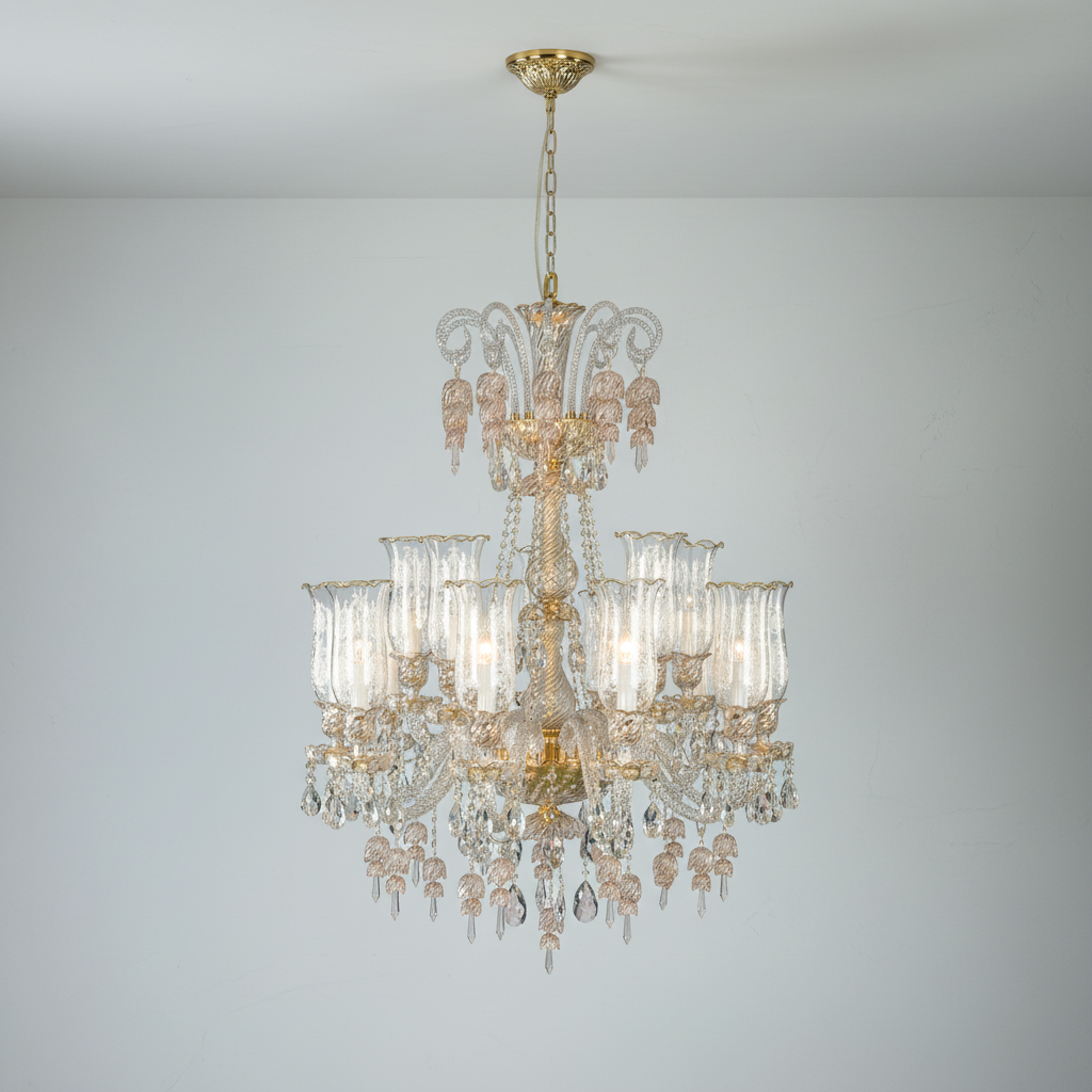 Riviko Garnier 15 Light Chandelier - Studio Shot