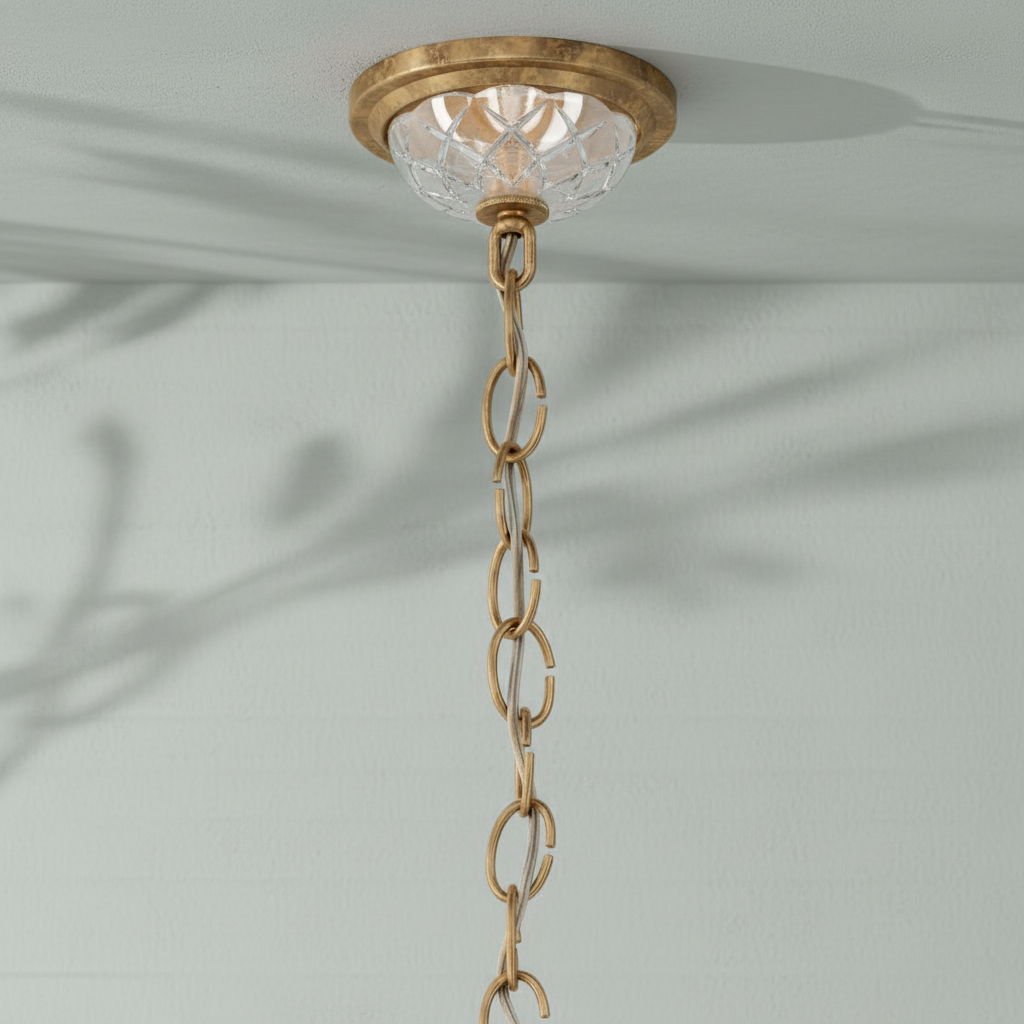 Riviko Regal Radiance 12-Light Chandelier - Background Shot