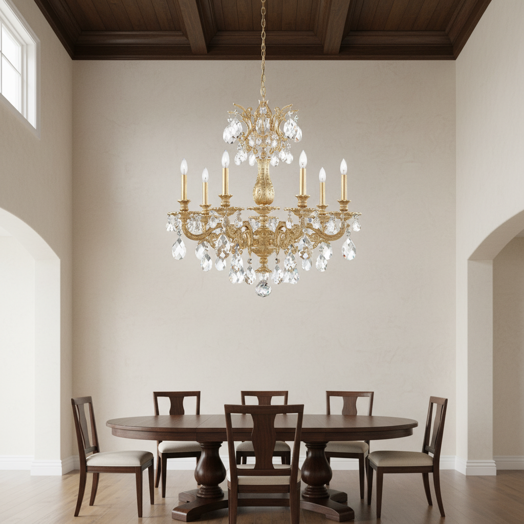 Riviko Heirloom Bloom Chandelier 25-inch - Background Shot
