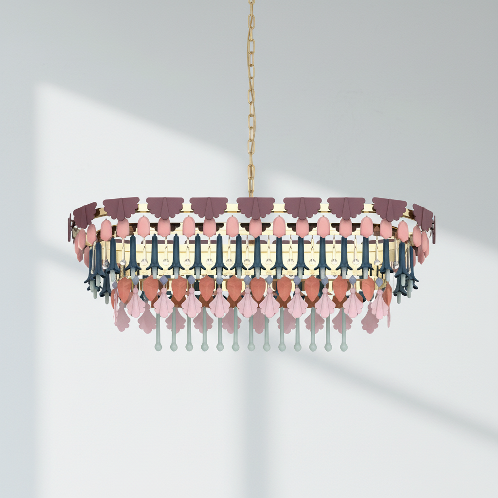 Riviko Lladro Seasons Chandelier Oval - Studio Shot