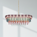 Riviko Lladro Seasons Chandelier Oval - Studio Shot