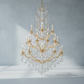 Riviko Regal Grandeur Crystal Chandelier - Background Shot