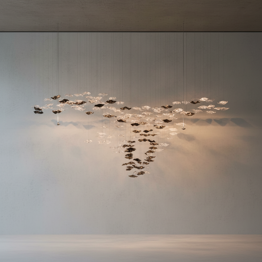 Riviko Coastal Grandeur LED Chandelier - Background Shot