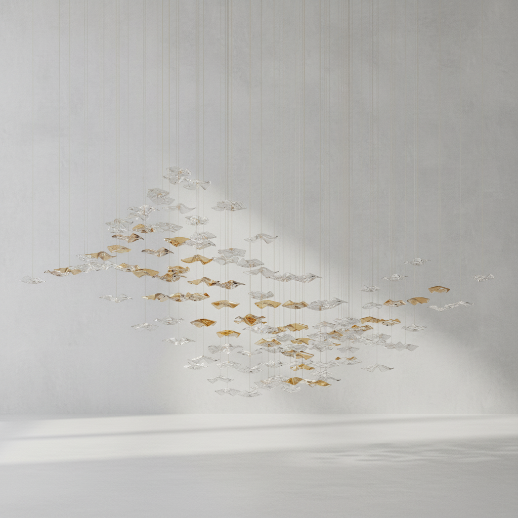 Riviko Coastal Grandeur LED Chandelier - Background Shot
