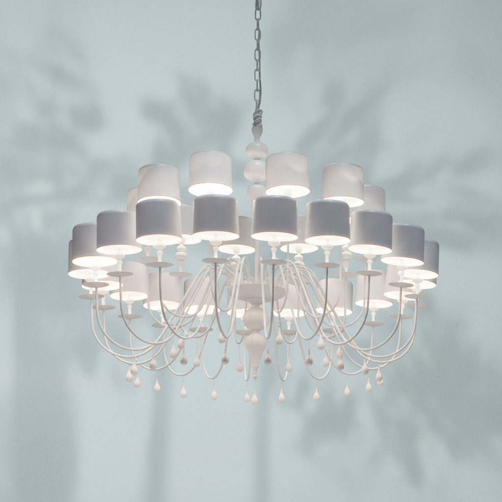 Riviko Aura Grandeur Modern Chandelier - Background Shot