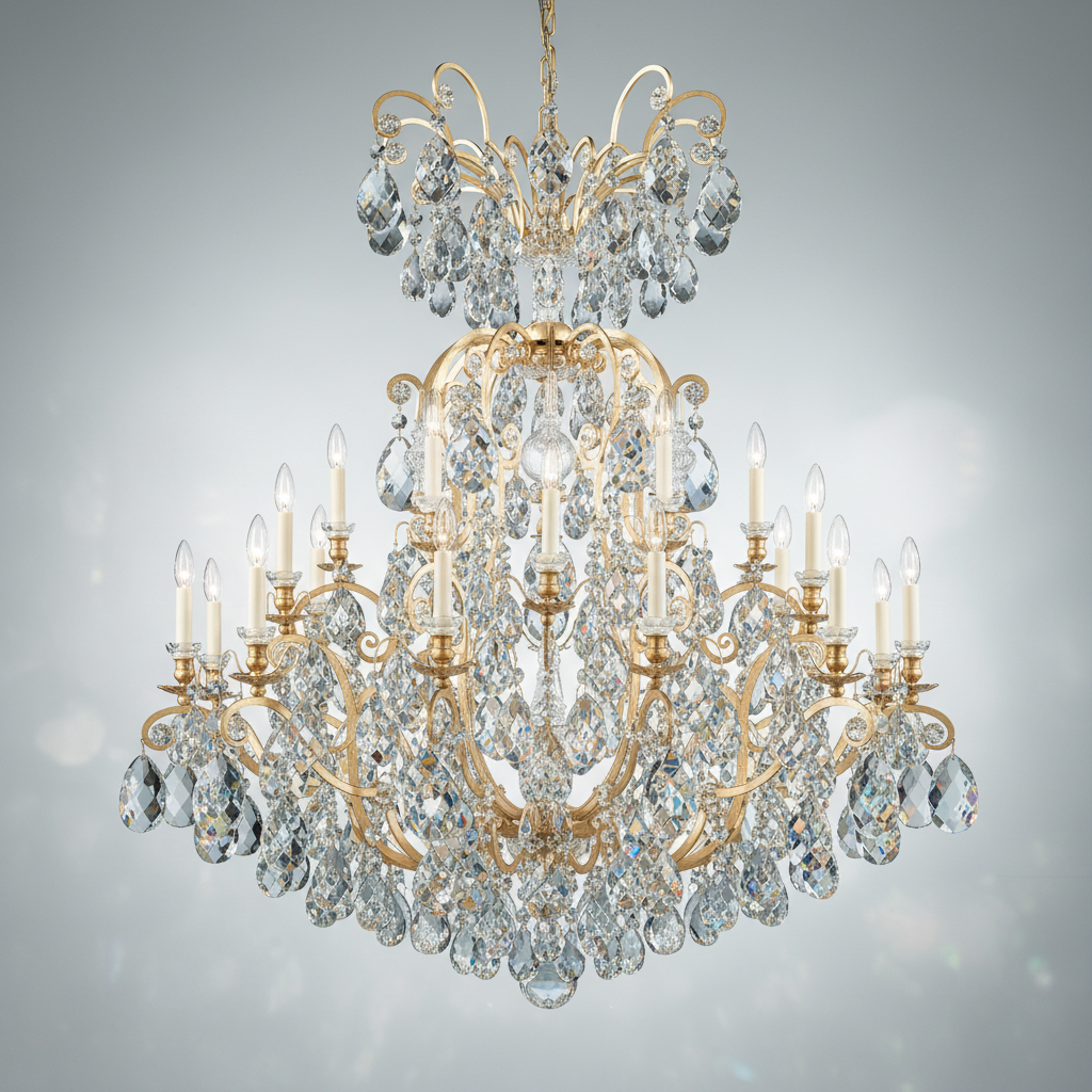 Riviko Renaissance Chandelier 45" - Studio Shot