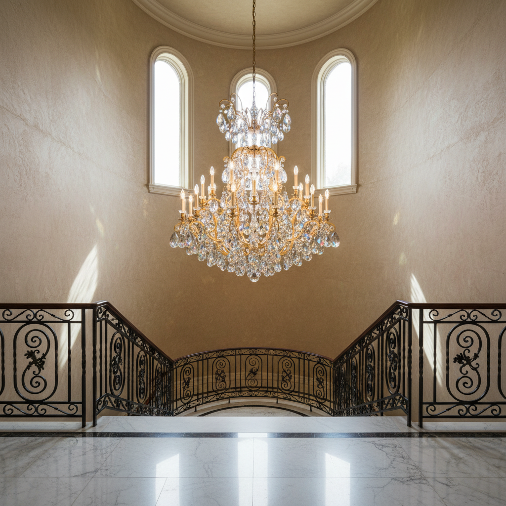 Riviko Renaissance Chandelier 45" - Scene