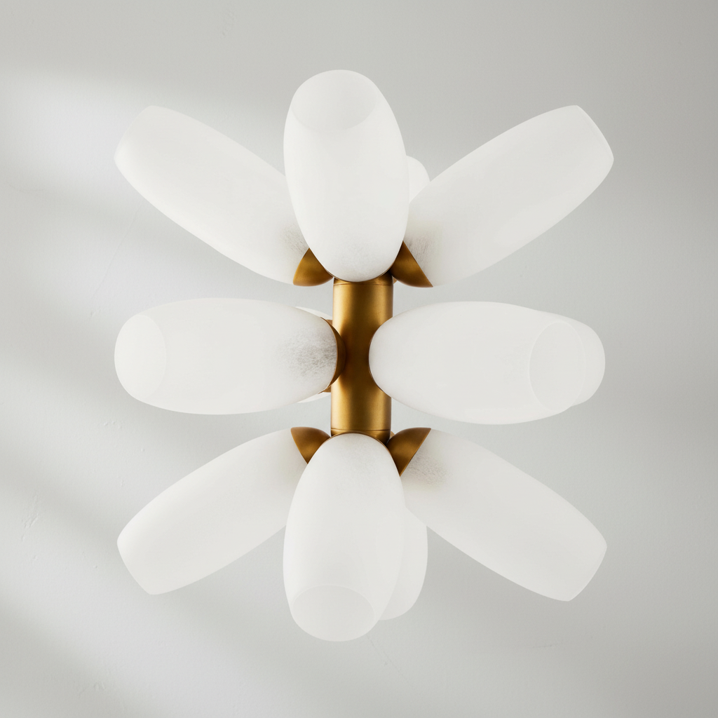 Riviko Stellar Bloom 12-Light Chandelier - Background Shot