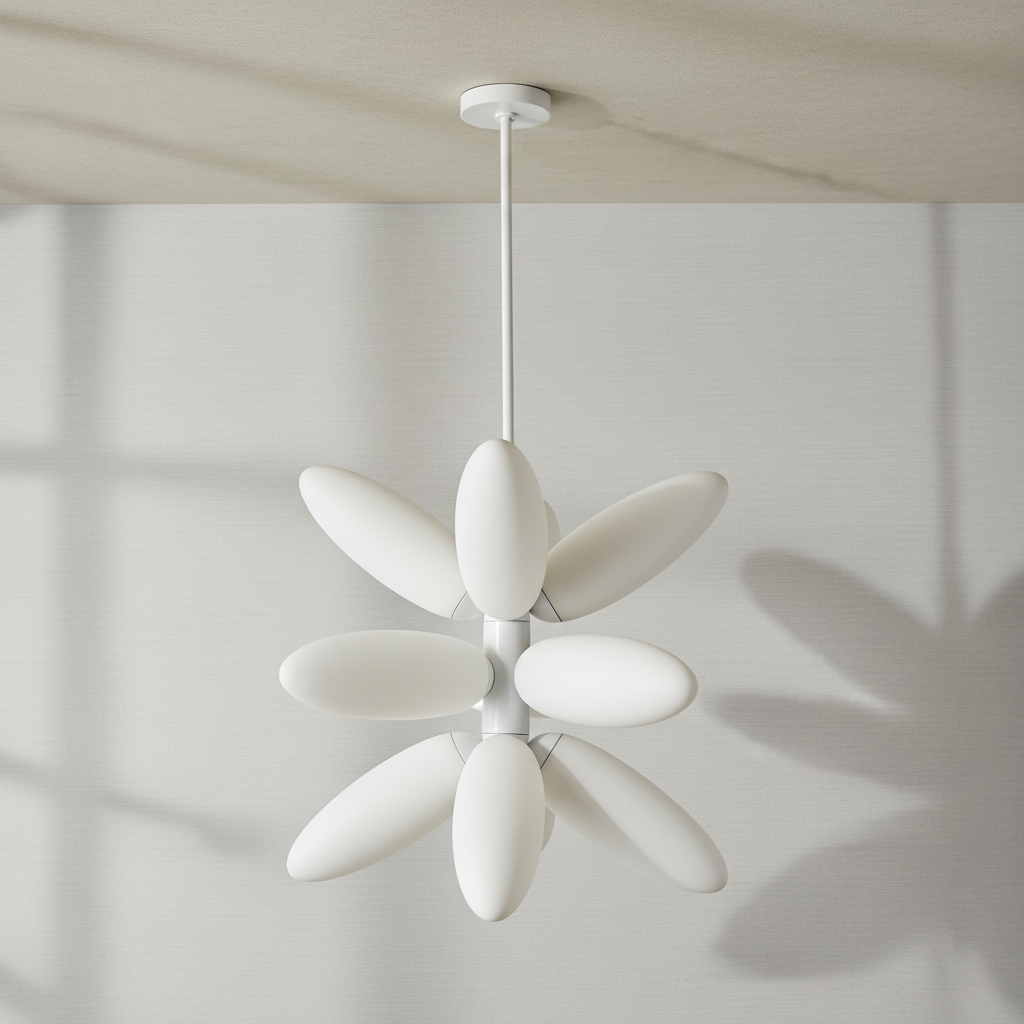 Riviko Stellar Bloom 12-Light Chandelier - Background Shot
