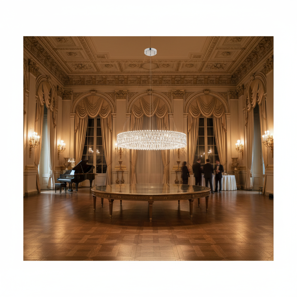Riviko Radiant Bloom 18-Light Chandelier - American ballroom or formal entertaining space