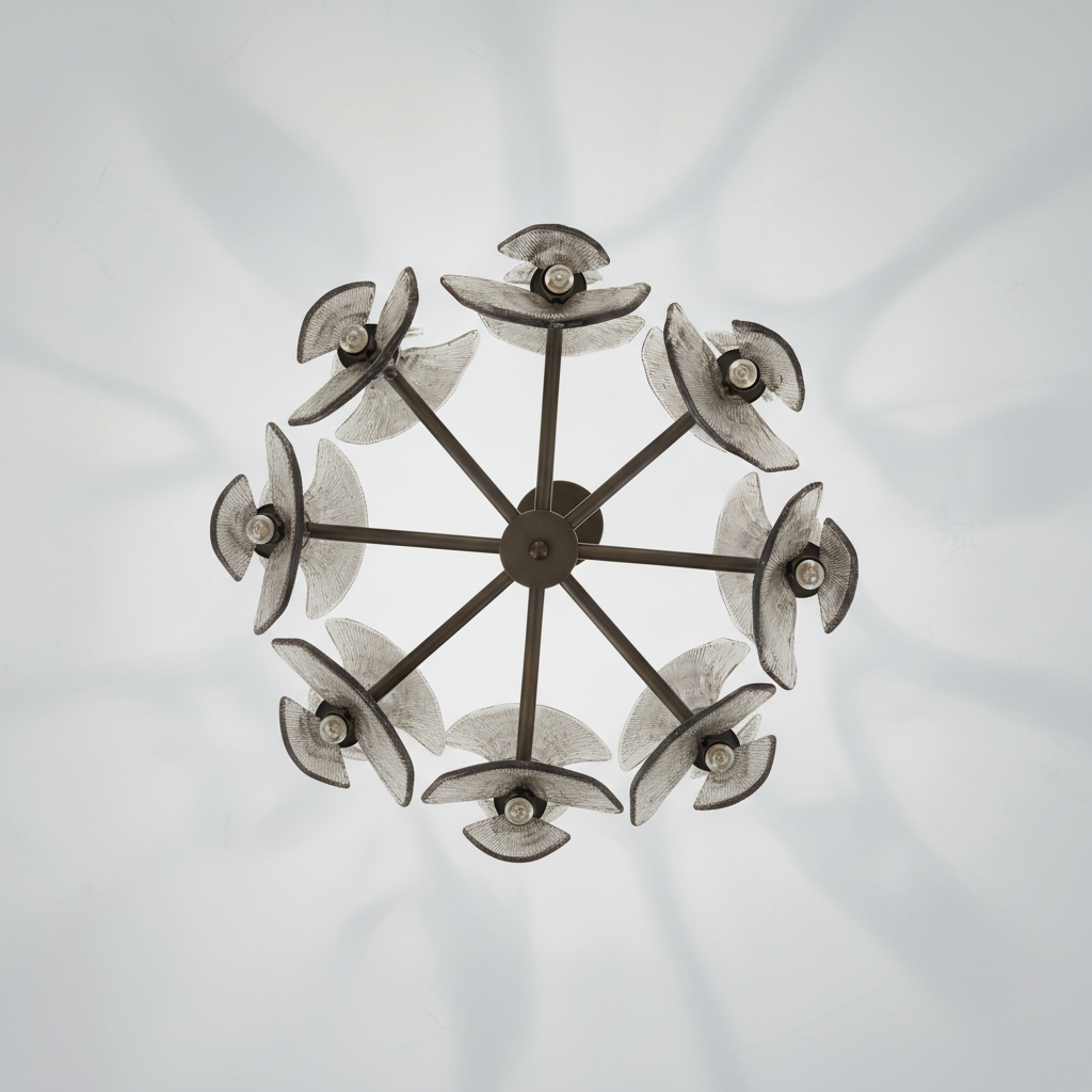 Riviko Ginkgo Bloom 16-Light Chandelier - Background Shot