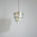Riviko Conrad Texture Glass Chandelier - Studio Shot