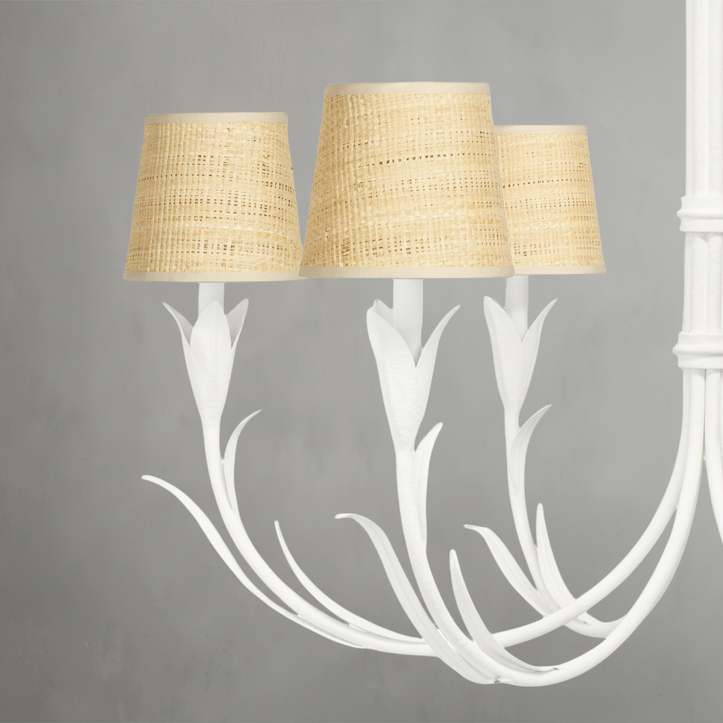 Riviko Veridian Bloom 6-Light Chandelier - Background Shot