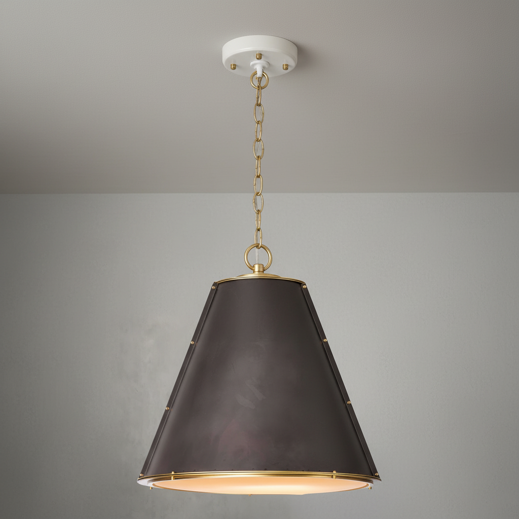 Riviko Aura Cone 3-Light Chandelier - Background Shot