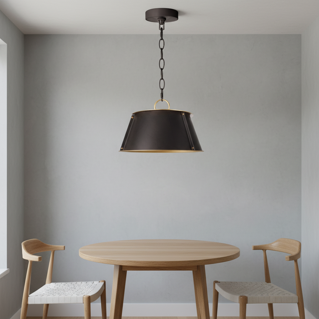 Riviko Aura Cone 3-Light Chandelier - Background Shot