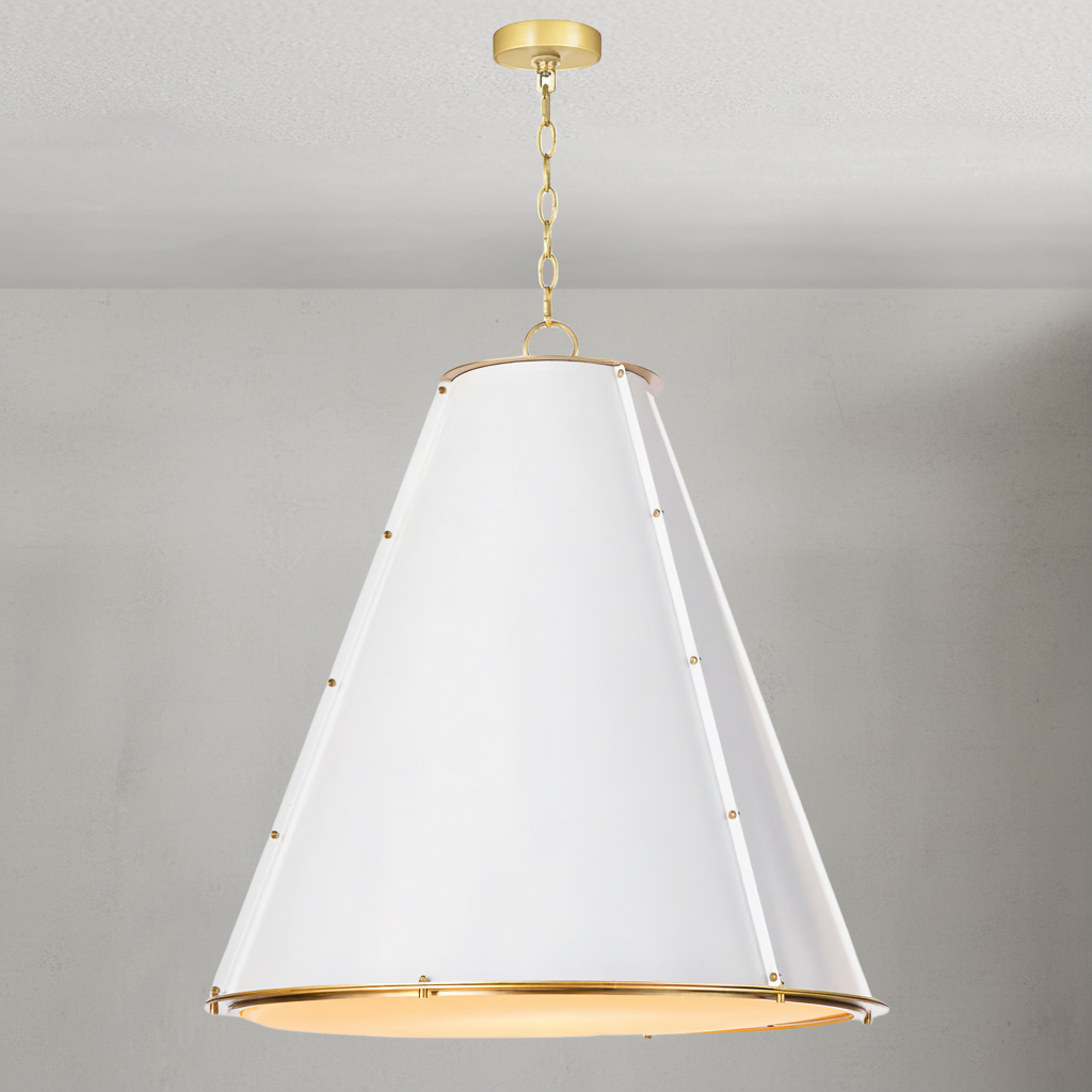 Riviko Aura Cone 3-Light Chandelier - Background Shot