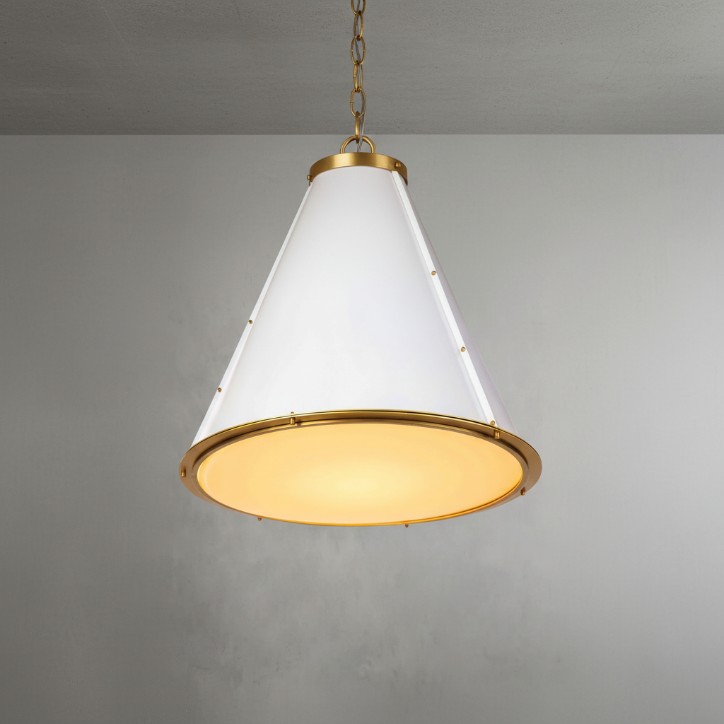 Riviko Aura Cone 3-Light Chandelier - Background Shot