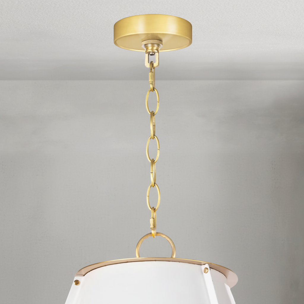 Riviko Aura Cone 3-Light Chandelier - Background Shot