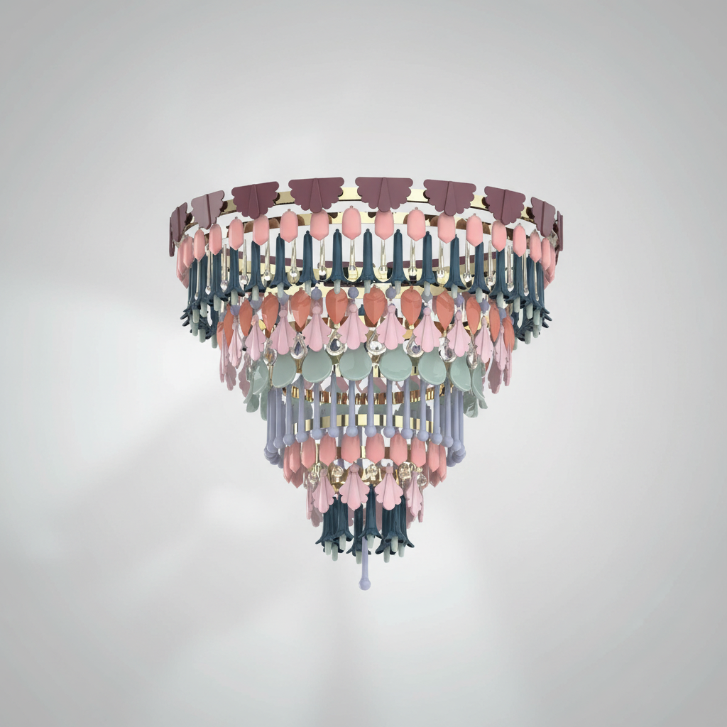 Riviko Lladro Seasons Chandelier - Studio Shot