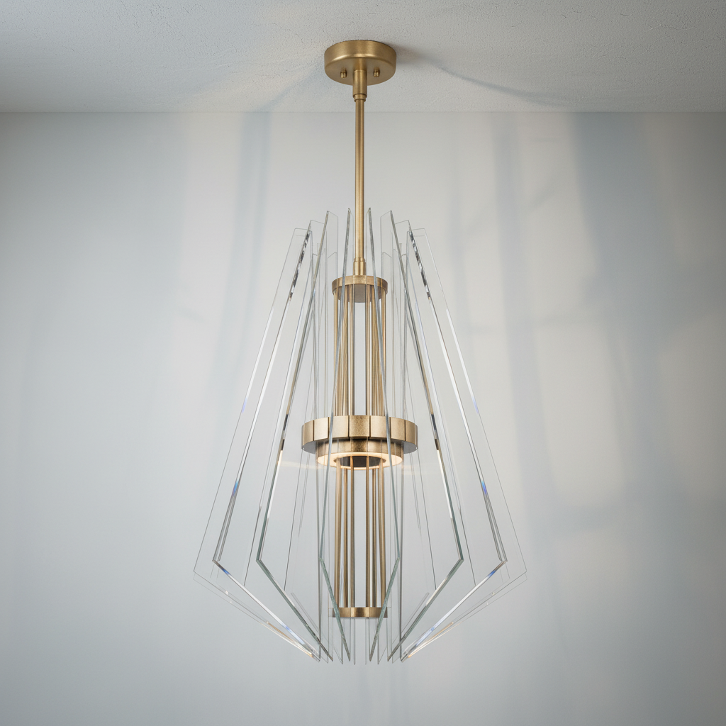 Riviko Newton 3 - Light LED Chandelier - Studio Shot