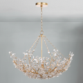 Riviko Gilded Bloom Basin Chandelier - Background Shot