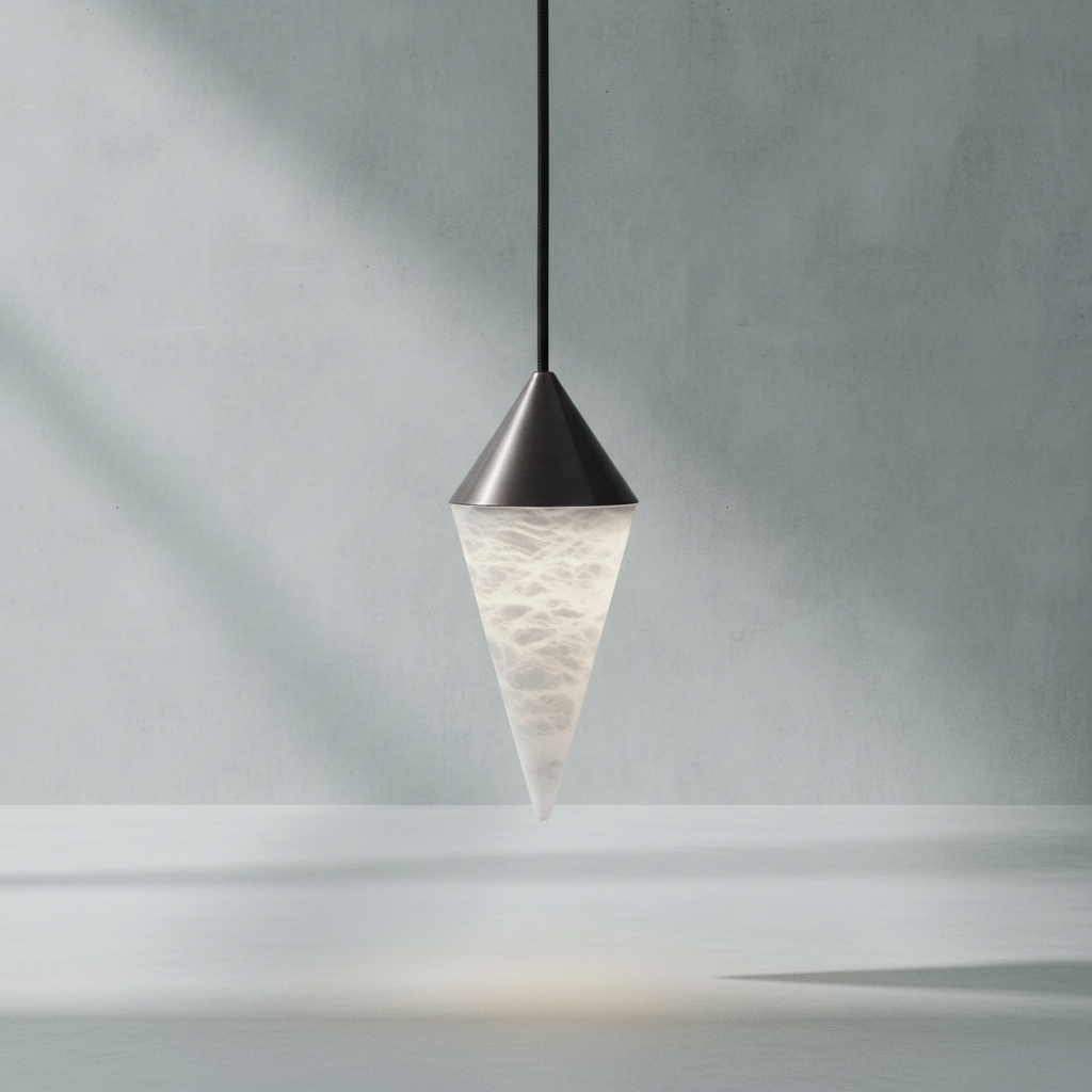 Riviko Alabaster Bloom Chandelier - Background Shot