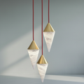 Riviko Alabaster Bloom Chandelier - Background Shot