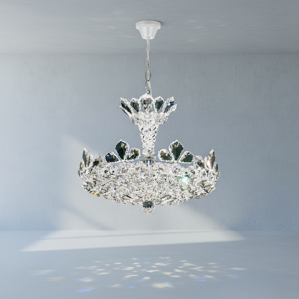 Riviko Radiant Heirloom Crystal Chandelier 16" - Background Shot