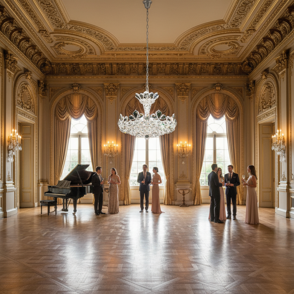 Riviko Radiant Heirloom Crystal Chandelier 16" - American ballroom or formal entertaining space