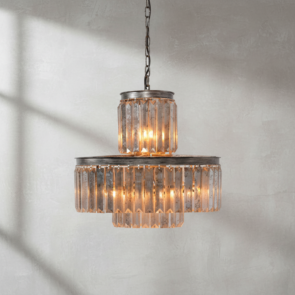 Riviko Celestial Bloom 22-Light Chandelier - Background Shot
