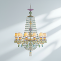 Riviko Hermitage Cote d'Azur 12-Light Chandelier - Studio Shot