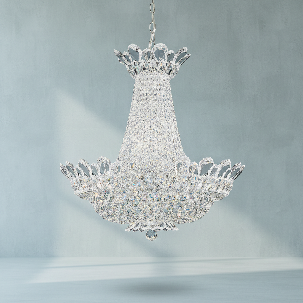 Riviko Radiant Prism Round Chandelier - Background Shot