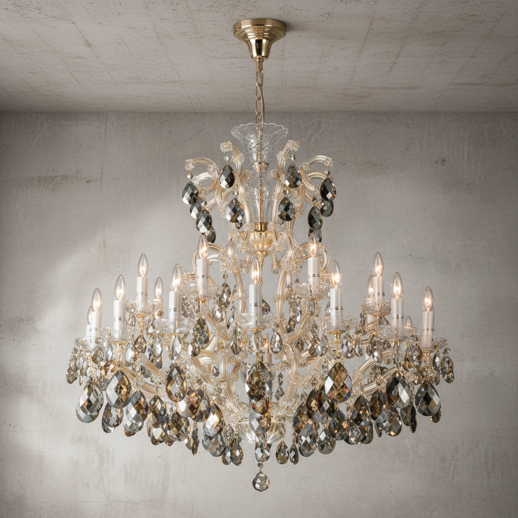 Riviko Grand Lumina 25-Light Chandelier - Background Shot