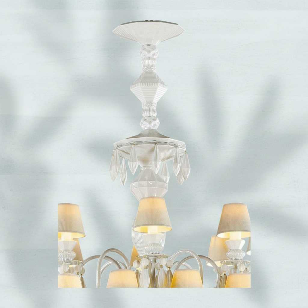 Riviko Midnight Bloom 56-Light Chandelier - Background Shot