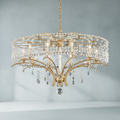 Riviko Radiant Filigree 36" Chandelier - Background Shot
