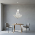 Riviko Radiant Cascade Crystal Chandelier - Background Shot