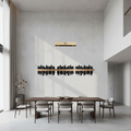 Riviko Modern Hilbert Modern Linear Chandelier - Studio Shot