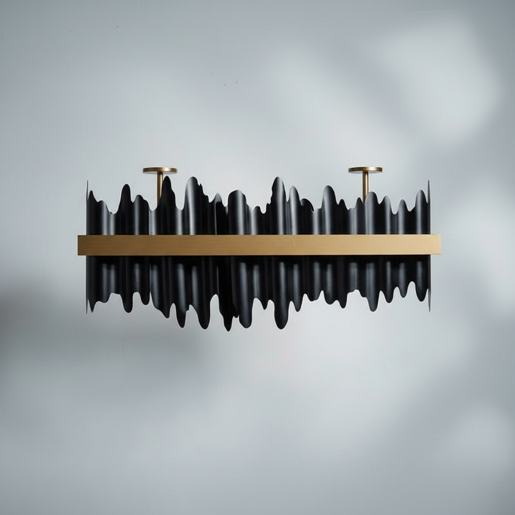 Riviko Modern Hilbert Modern Linear Chandelier - Studio Shot