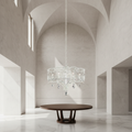 Riviko Radiant Bloom 6-Light Chandelier - Background Shot
